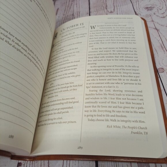 God's Wisdom for Today - My Daily Scripture Devotional Thomas Nel 2013 - Picture 7 of 7